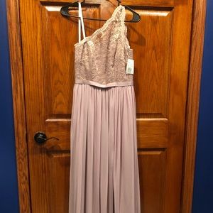 David’s Bridal Rose Gold Bridesmaid Dress, Size 2